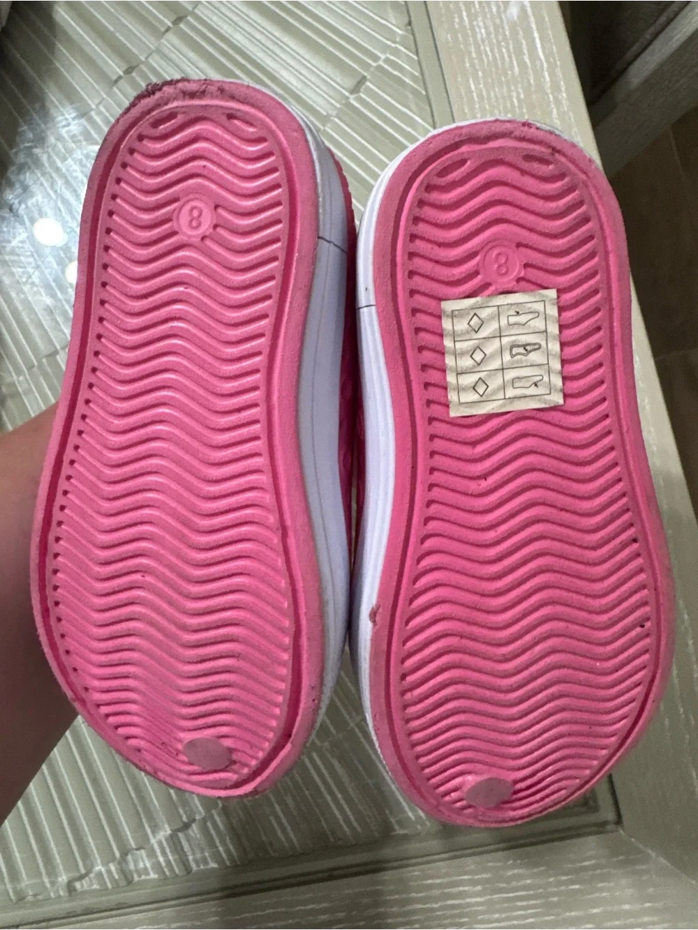 Sketchers Kids Pink Slip-On Perforated Shoes